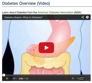 Diabetes Education Video